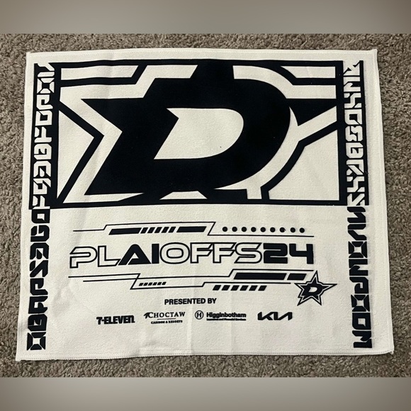 Dallas Stars 2024 NHL Playoffs Rally Towel Round 3 Game 1 vs Edmonton Oilers - Picture 1 of 3